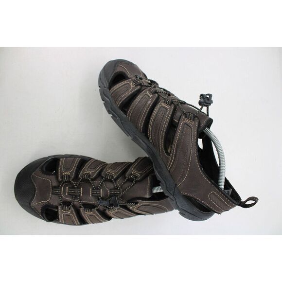 Gotcha Mens Gulch Hiking Fishing Brown Sandals Outdoor Size 13 Toggle Closure - Picture 1 of 11